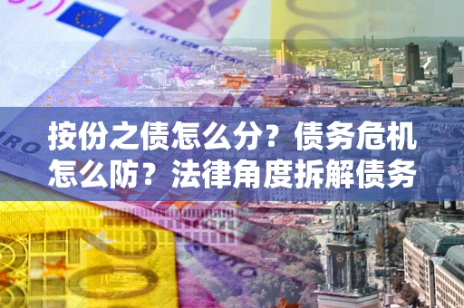 济南按份之债怎么分？债务危机怎么防？法律角度拆解债务分配与风险自保指南