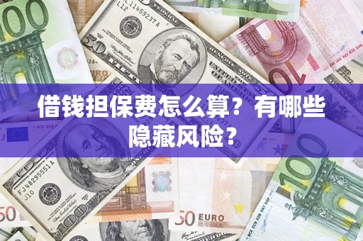 济南借钱担保费怎么算？有哪些隐藏风险？