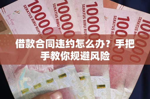 济南借款合同违约怎么办？手把手教你规避风险