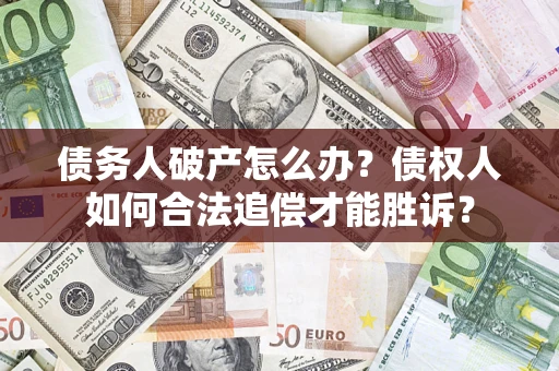 济南债务人破产怎么办？债权人如何合法追偿才能胜诉？