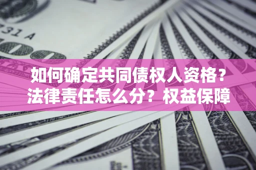 济南如何确定共同债权人资格？法律责任怎么分？权益保障技巧揭秘！