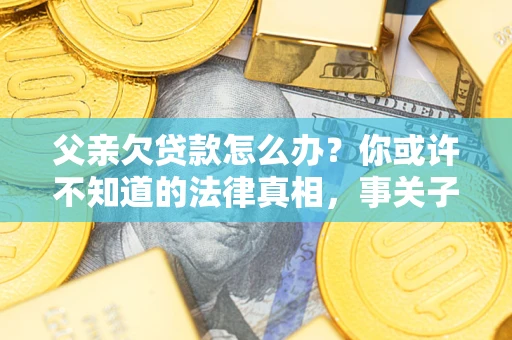 济南父亲欠贷款怎么办？你或许不知道的法律真相，事关子女未来