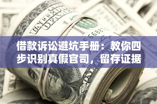 济南借款诉讼避坑手册：教你四步识别真假官司，留存证据不踩雷