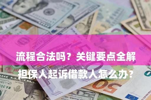 济南

担保人起诉借款人怎么办？流程合法吗？关键要点全解析