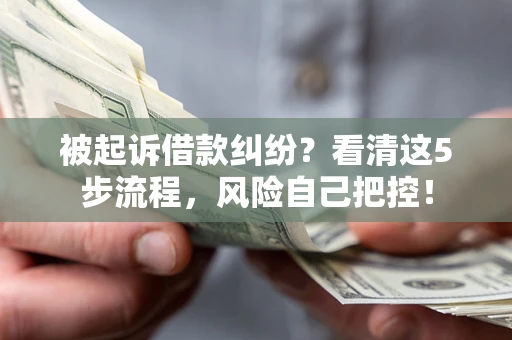 济南被起诉借款纠纷？看清这5步流程，风险自己把控！