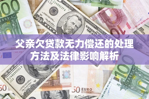 济南父亲欠贷款无力偿还的处理方法及法律影响解析