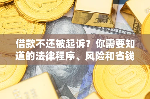 济南借款不还被起诉？你需要知道的法律程序、风险和省钱技巧