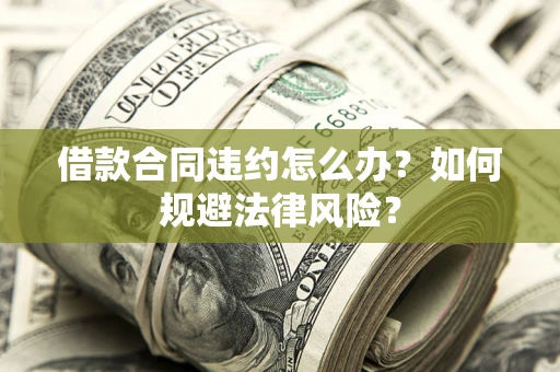 济南借款合同违约怎么办？如何规避法律风险？
